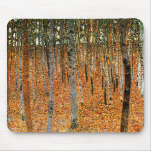 Tapis De Souris Forêt de hêtre par Gustav Klimt