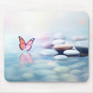 Tapis De Souris Forêt de Papillon Nature Serene Tranquille