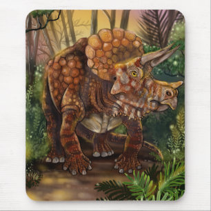 Tapis De Souris Forêt des Tricératops