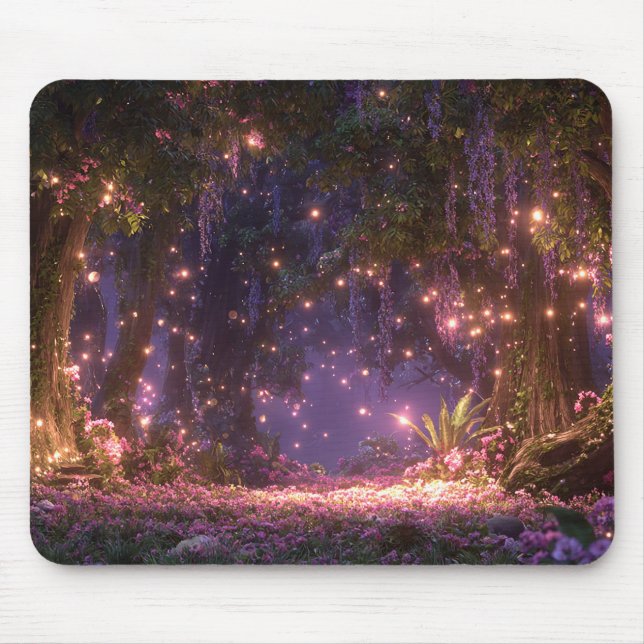 Tapis De Souris Forêt Enchantée Magique (Devant)