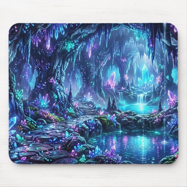 Tapis De Souris Forêt lumineuse avec lac (Devant)