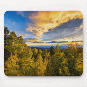 Tapis De Souris Forêt nationale de Santa Fe au coucher du soleil e