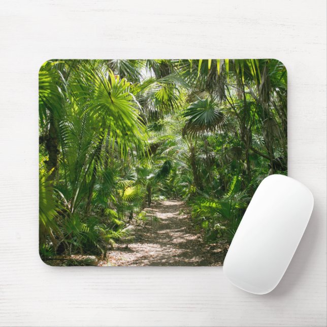 Tapis De Souris Forêt | Tropical Rainforest Tulum Mexique (Avec souris)