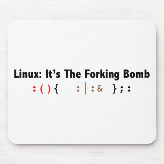 Tapis De Souris fork_bomb_black.png (Devant)