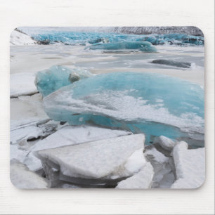 Tapis De Souris Formations glaciaires de glace en hiver