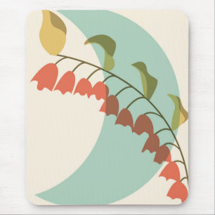 Tapis De Souris Forme botanique Abstraite