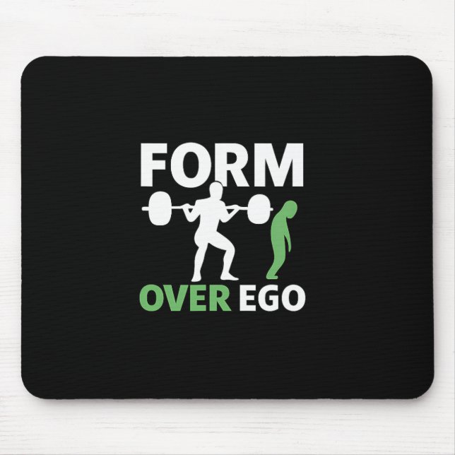 Tapis De Souris Forme Sur Ego Gym Poids Bodybuilding Conception (Devant)