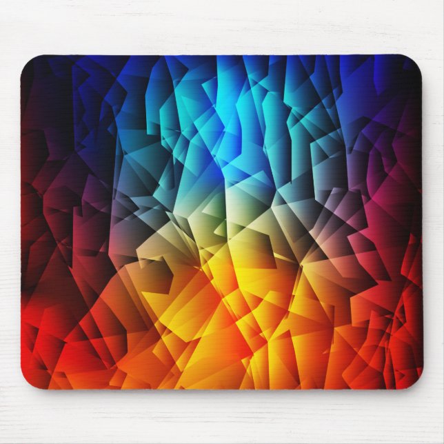 Tapis De Souris Formes Abstraites très Cool (Devant)