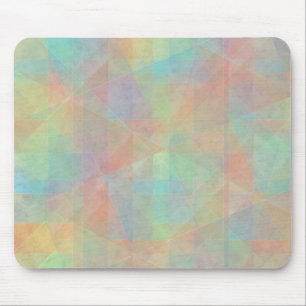 Tapis De Souris Formes Aquarelles Pastel Art Abstrait