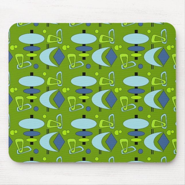 Tapis De Souris Formes rétro (Devant)