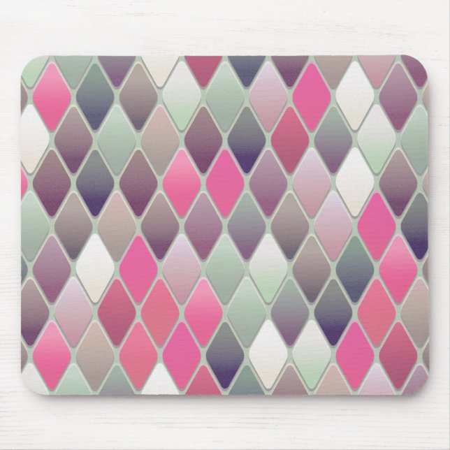 Tapis De Souris Formes triangulaires de conception géométrique Abs (Devant)