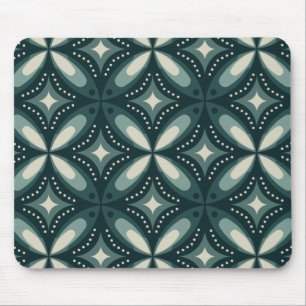 Tapis De Souris formes vertes rétro