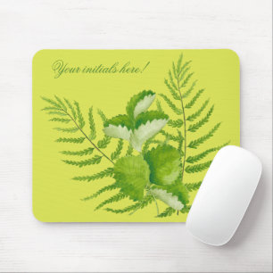 Tapis De Souris Formulaires en vert sur un carnet de souris