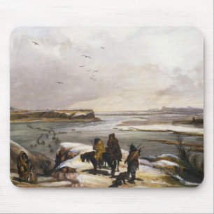 Tapis De Souris Fort Clark sur le Missouri, février 1834, plat 1