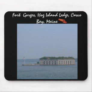 Tapis De Souris Fort Gorges, Hog Island Ledge, Casco Bay, Maine