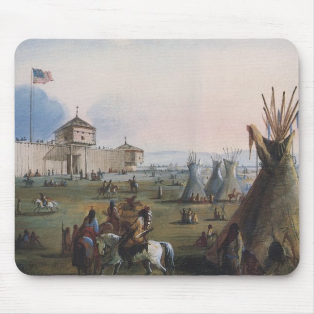 Tapis De Souris Fort Laramie, Fort Sublette, Fort William, Miller (Devant)