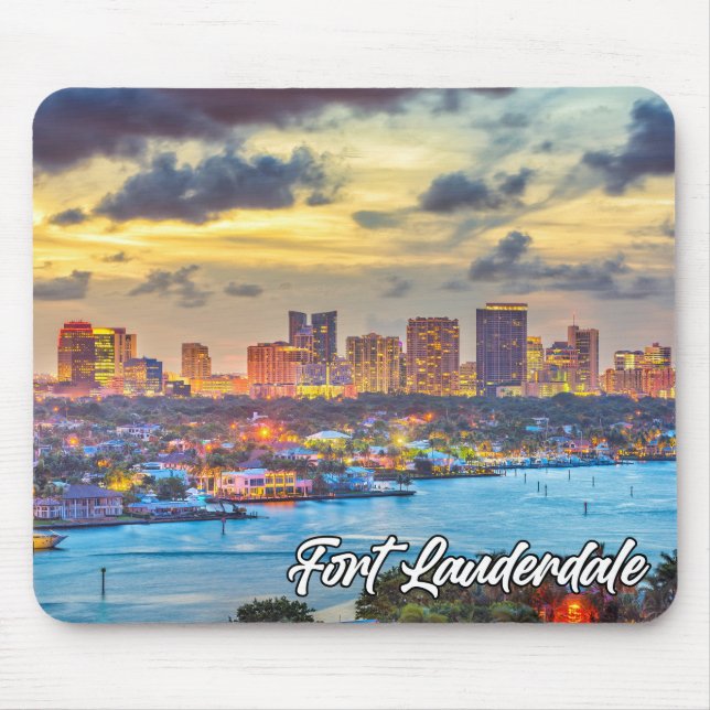 Tapis De Souris Fort Lauderdale, Floride, États-Unis (Devant)