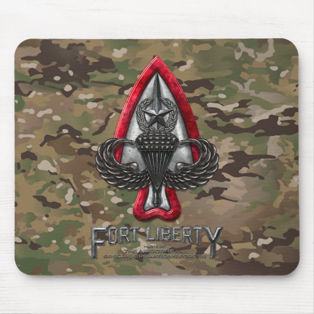 Tapis De Souris Fort Liberty Camo Mousepad (Devant)
