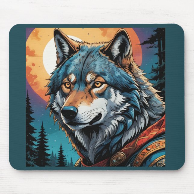 Tapis De Souris Forte Loup (Devant)