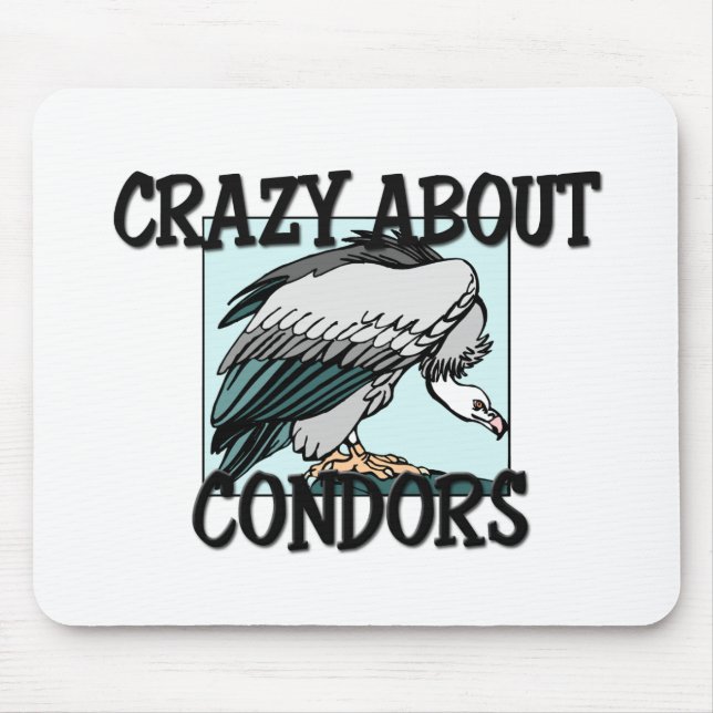 Tapis De Souris Fou au sujet des condors (Devant)