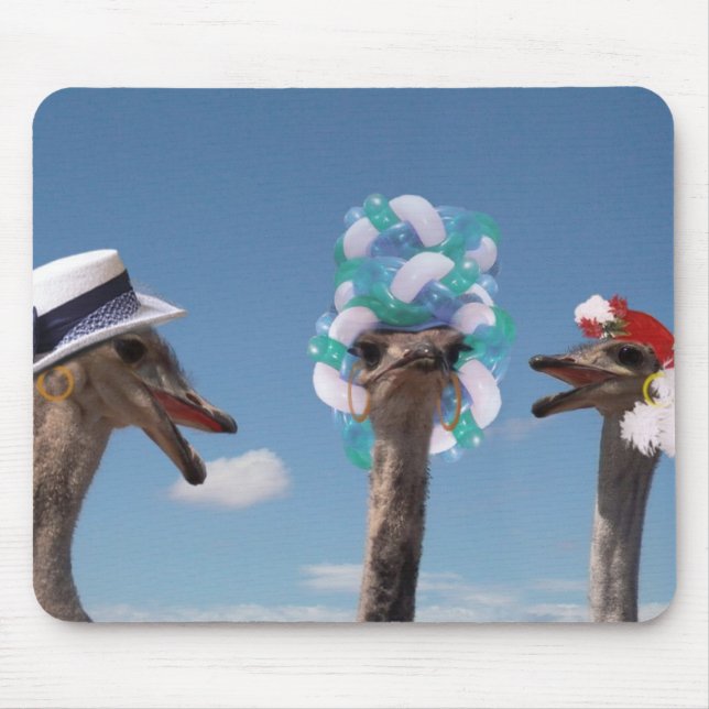 Tapis De Souris Fou Casquette Day aux courses (Devant)