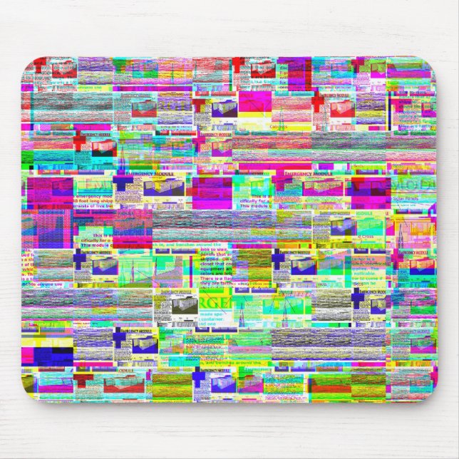 tapis de souris fou de conception (Devant)