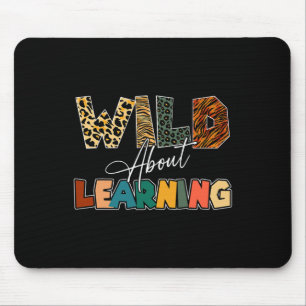Tapis De Souris Fou de l'apprentissage Léopard enseignant Byck à l