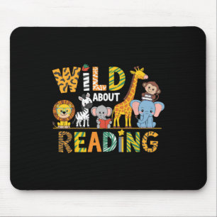 Tapis De Souris Fou de lecture Les enfants adorent les livres sur
