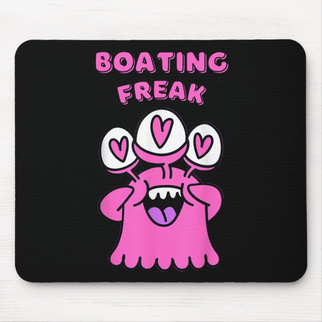 Tapis De Souris Fou de navigation passionné de voile aventureux (Devant)