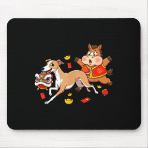 Tapis De Souris Fouet de cheval chinois drôle pour enfants hommes
