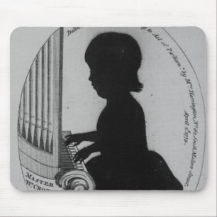 Tapis De Souris Fourche de William jouant l'organe