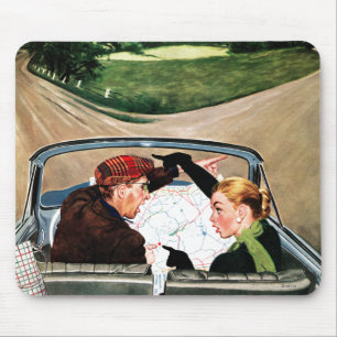 Tapis De Souris Fourchette dans la route