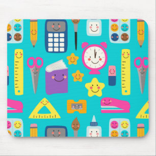 Tapis De Souris Fournitures de classe Kawaii de rentrée scolaire m