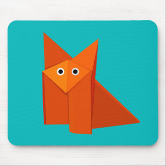 Tapis De Souris Fox mignon d'origami