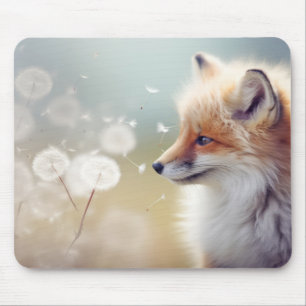 Tapis De Souris Fox Wild Animal Tranquille Nature Paisible