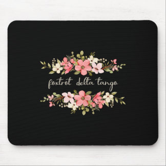 Tapis De Souris Foxtrot Delta Femmes Floral Super Re
