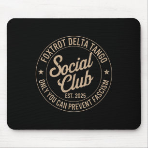 Tapis De Souris Foxtrot Delta Tango Social Club Seulement Vous Pou