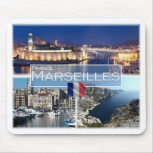 Tapis De Souris FR France - Marseille - Vieux-Port - Baie de Morgi