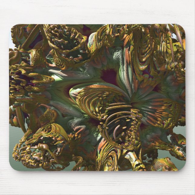 Tapis De Souris Fractal 3D Sci-fi futuriste Hard Rock MP02 (Devant)