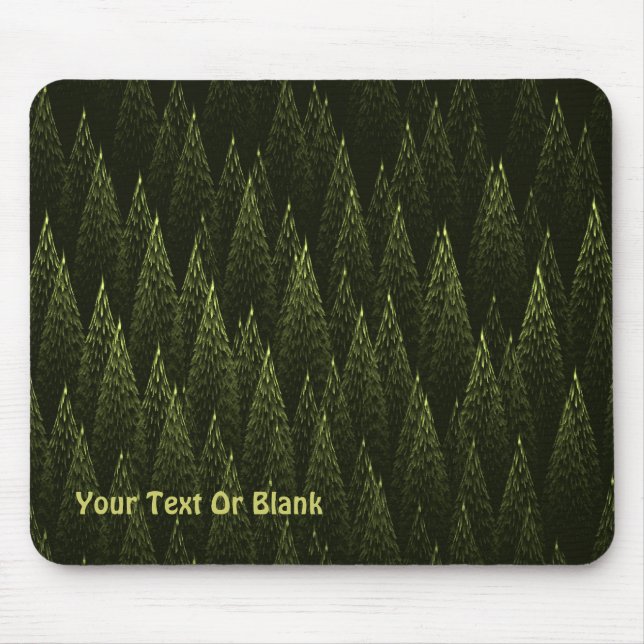 Tapis De Souris Fractal Conifer Forest (Devant)