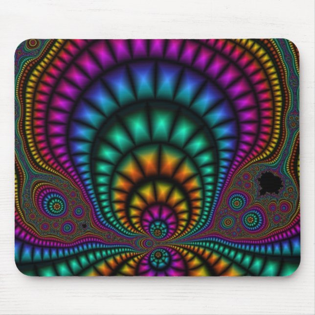 Tapis De Souris Fractal Funhouse Mousepad (Devant)