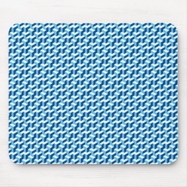 Tapis De Souris fractale cubique 3D (Devant)