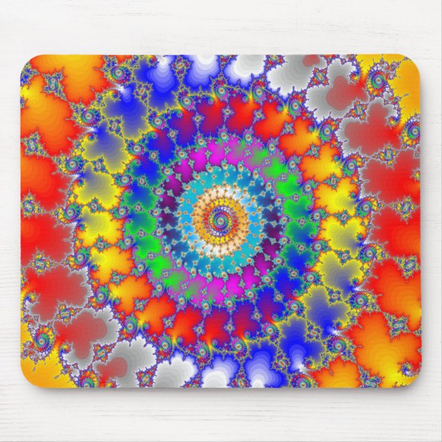 Tapis De Souris Fractale psychédélique (Devant)
