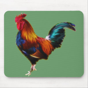Tapis De Souris Fractalius Leghorn Rooster