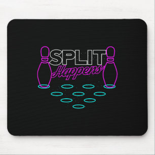 Tapis De Souris Fractionner se produit drôle Bowling