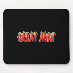 Tapis De Souris Fraise Great Tante Anniversaire