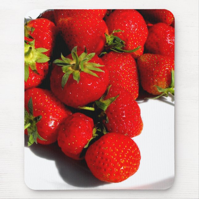 Tapis De Souris Fraises fruit aliment (Devant)