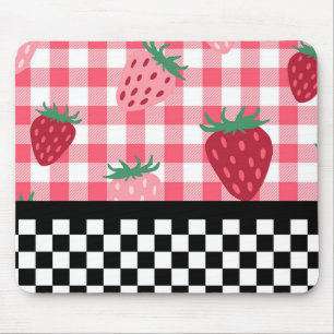 Tapis De Souris Fraises Whimsical et tableau de bord