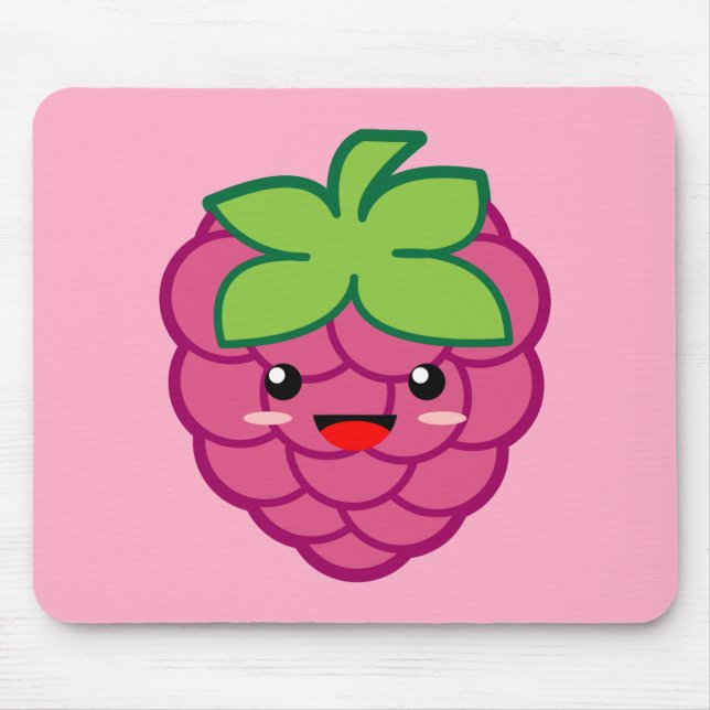 Tapis De Souris Framboise de Kawaii (Devant)