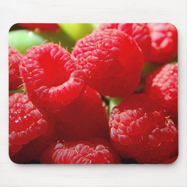 Tapis De Souris Framboises géantes Mousepad (Devant)
